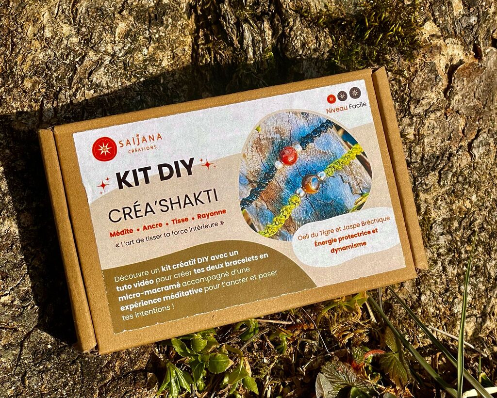 Kit DIY – Créa Shakti – Noir / Kaki